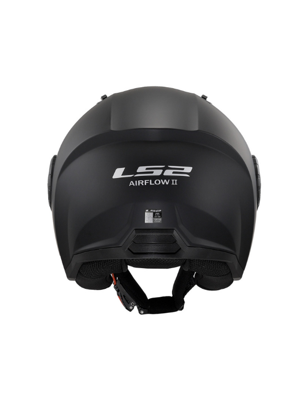 LS2 Airflow 2 Mat Siyah Çenesiz Kask