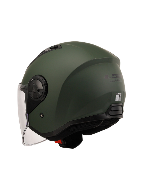 LS2 Airflow 2 Mat Yeşil Çenesiz Kask