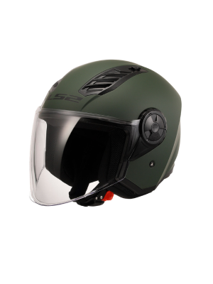 LS2 Airflow 2 Mat Yeşil Çenesiz Kask