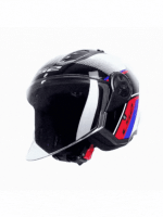 LS2 Airflow 2 Rush Beyaz - Mavi - Kırmızı Çenesiz Kask