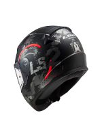 LS2 Rapid 2 Circle Mat Siyah - Kırmızı Full Face Kask