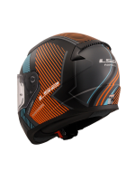 LS2 Rapid 2 Extra Mat Gri - Neon Turuncu Full Face Kask
