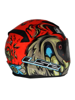 LS2 Rapid 2 Spox Kırmızı - Gri Full Face Kask