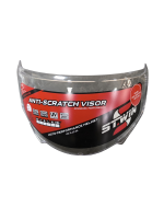 STWIN Çizilmeye Dayanıklı, Buğu Önleyici, UV Korumalı Beyaz (Şeffaf) Vizör