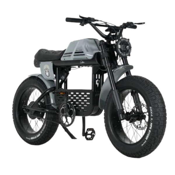 Ape Ryder Gibbon Kalın Teker Elektrikli Bisiklet Gri