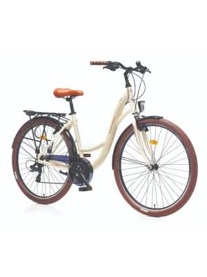 Corelli Glowie 28 Jant Şehir Bisikleti Krem Rengi