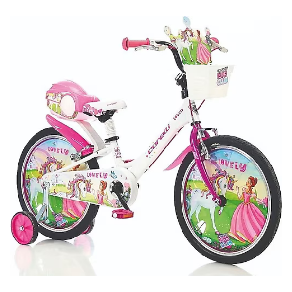 Corelli Lovely 20 Jant Çocuk Bisikleti Beyaz - Pembe