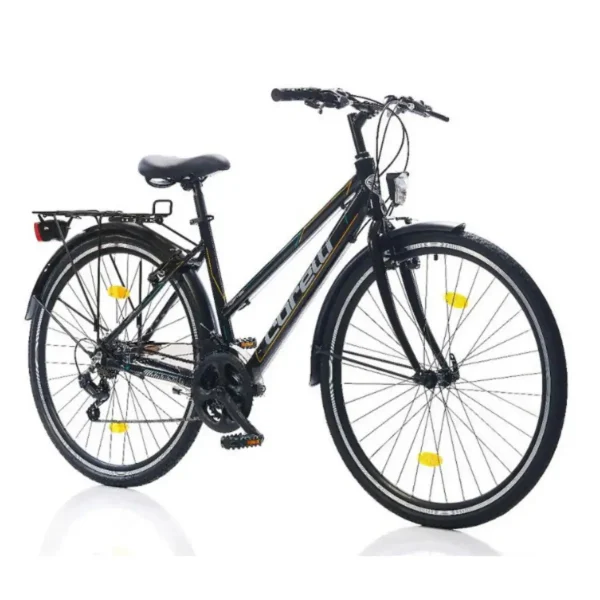 Corelli Nuptse Şehir Bisikleti Siyah - Turuncu