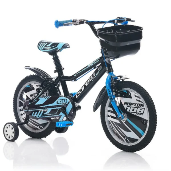 Corelli Raptor 20 Jant Çocuk Bisikleti Siyah - Turquaz