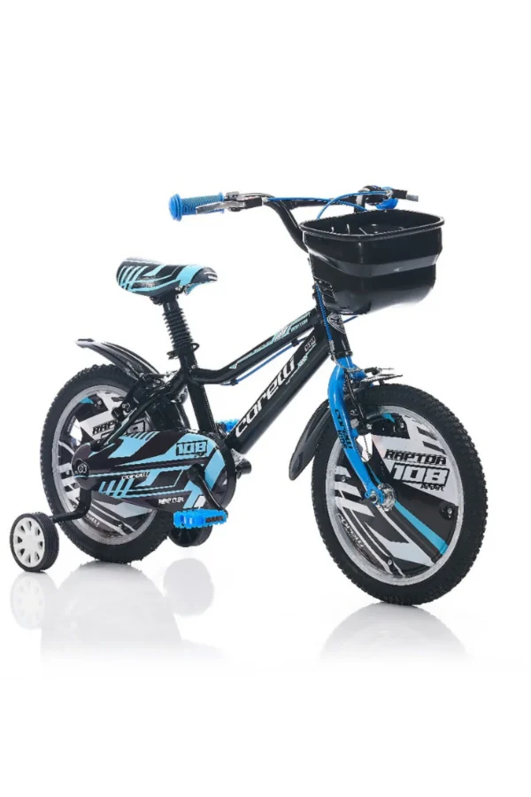 Corelli Raptor 20 Jant Çocuk Bisikleti Siyah - Turquaz