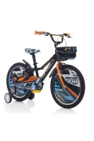 Corelli Raptor 20 Jant Çocuk Bisikleti Siyah - Turuncu