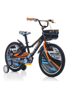 Corelli Raptor 20 Jant Çocuk Bisikleti Siyah - Turuncu