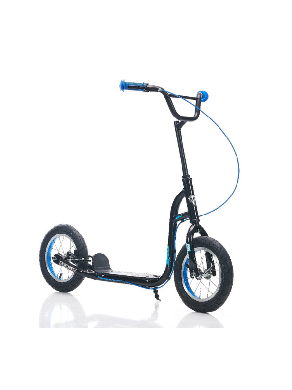 Corelli Slippy 12 Jant 2 Tekerli Çocuk Scooter Siyah - Mavi
