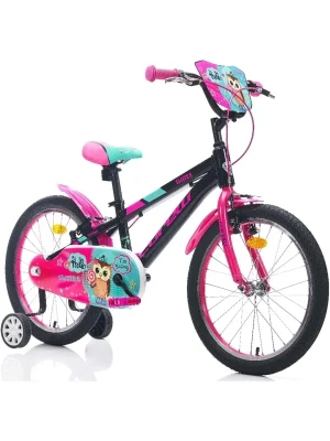 Corelli Swera 20 Jant V Siyah Pembe Yeşil Çocuk Bisikleti