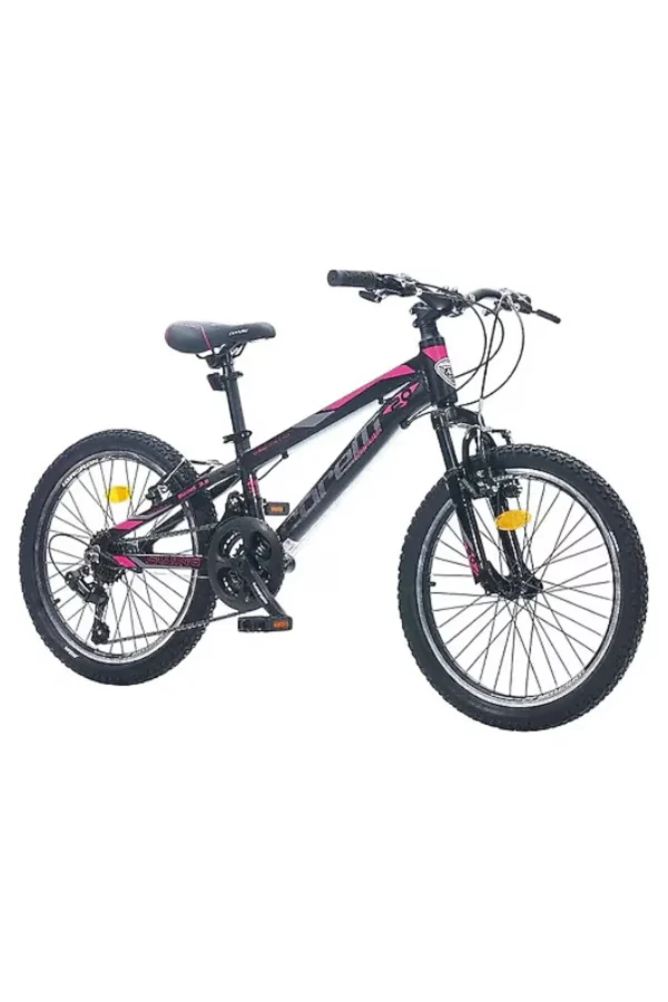 Corelli Swing 3.2 V 21 Vites 20 Jant Çocuk Dağ Bisikleti Siyah - Fuşya