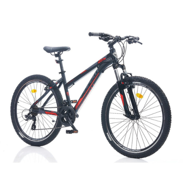 Corelli Via Lady 1.0 26 Jant Dağ Bisikleti Siyah - Kırmızı