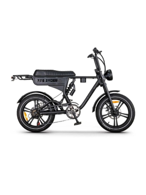 Ape Ryder DC 20 Kalın Teker Elektrikli Bisiklet Siyah