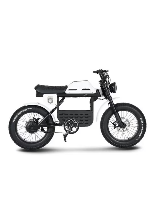 Ape Ryder Gibbon Kalın Teker Elektrikli Bisiklet Beyaz