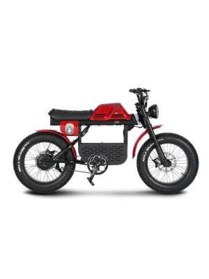 Ape Ryder Gibbon Kalın Teker Elektrikli Bisiklet Kırmızı
