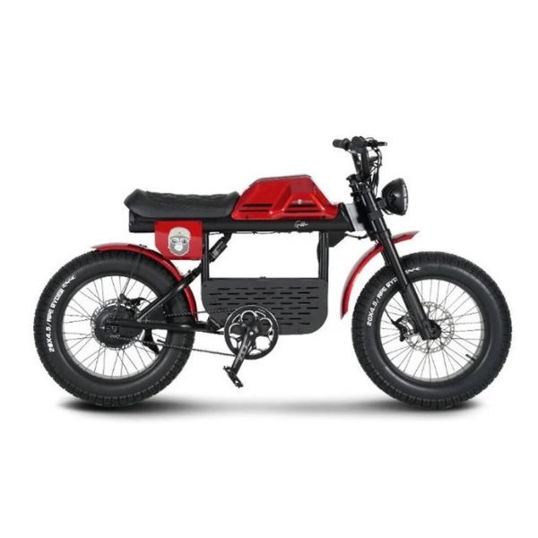 Ape Ryder Gibbon Kalın Teker Elektrikli Bisiklet Kırmızı