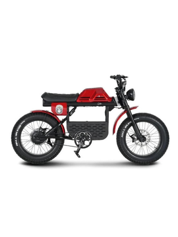 Ape Ryder Gibbon Kalın Teker Elektrikli Bisiklet Kırmızı