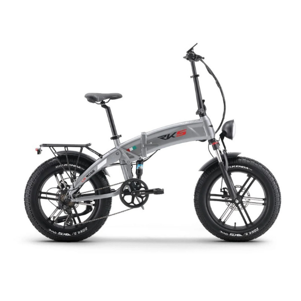 RKS La Rose RD5 Kalın Teker Elektrikli Bisiklet Gri