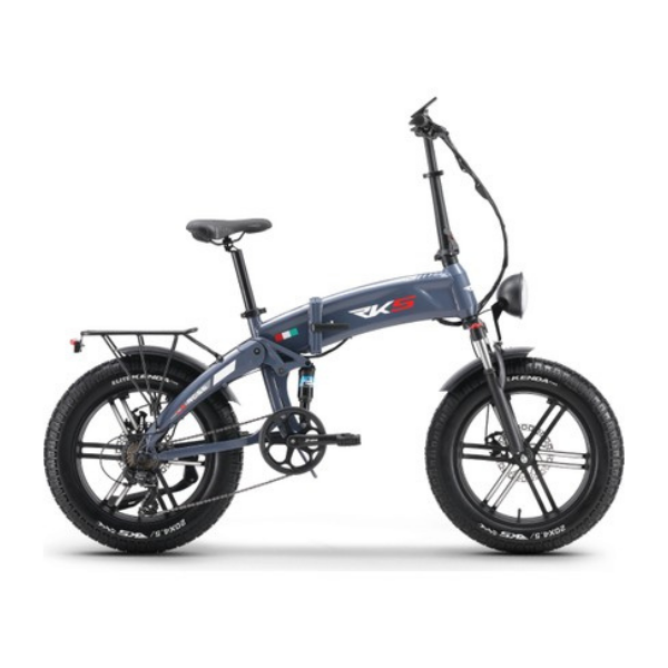 RKS La Rose RD5 Kalın Teker Elektrikli Bisiklet Mavi