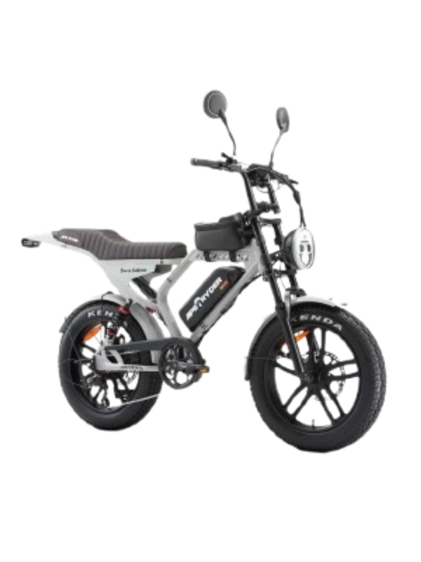 Ape Ryder Genon Ultra Kalın Teker Elektrikli Bisiklet Gri