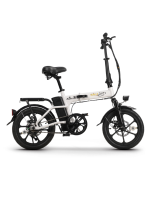 Skyjet Nitro 16 Katlanır İnce Teker Elektrikli Bisiklet Beyaz