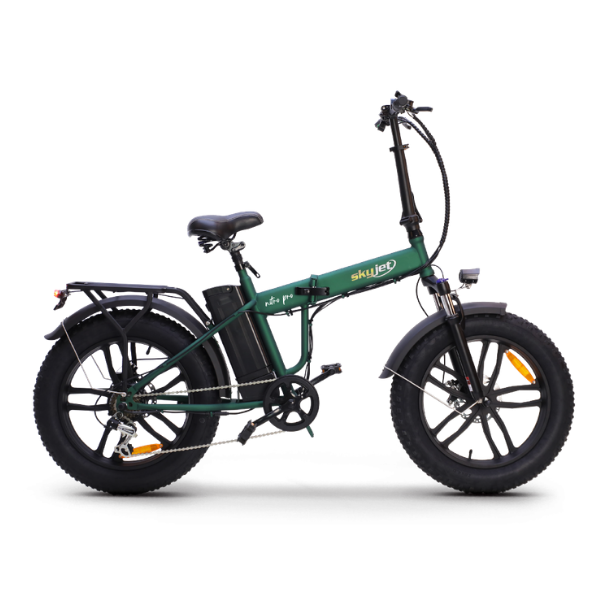 Skyjet Nitro Pro Katlanır Kalın Teker Elektrikli Bisiklet Kahverengi