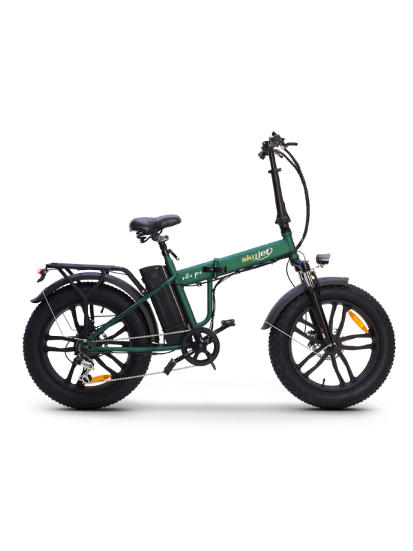 Skyjet Nitro Pro Katlanır Kalın Teker Elektrikli Bisiklet Kahverengi