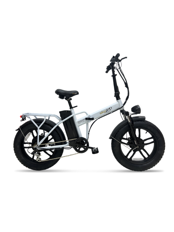 Skyjet Robusto Katlanır Kalın Teker Elektrikli Bisiklet Siyah