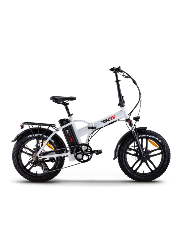 RKS RS3 Pro Kalın Teker Elektrikli Bisiklet Beyaz